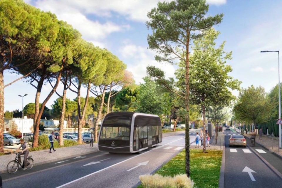 Travaux bustram : travaux secteur boulevard Philippe Lamour