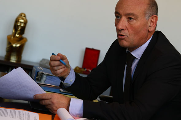 Une photographie de Frédéric Lafforgue, maire de Castelnau-le-Lez