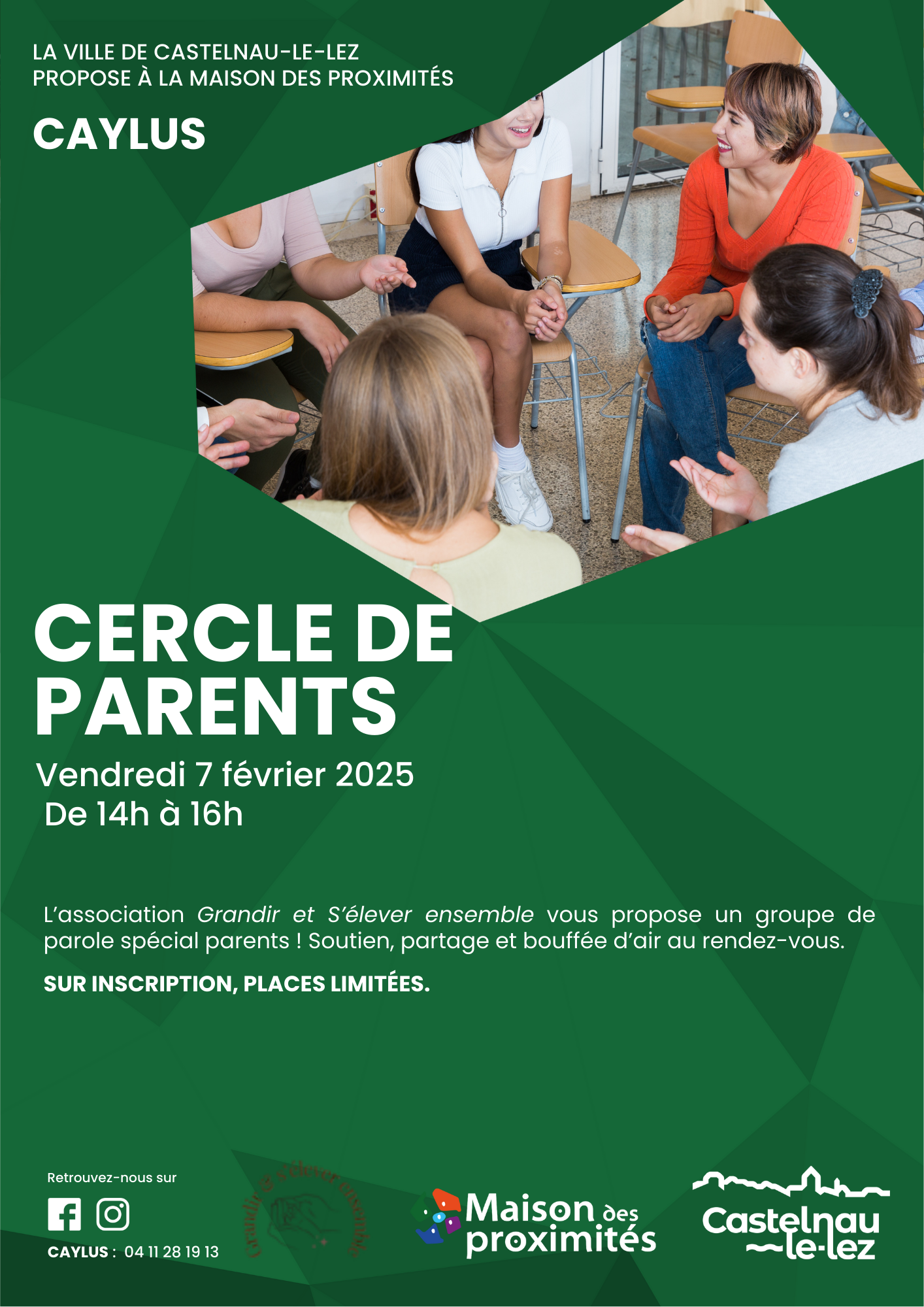 Cercle de parents à Caylus