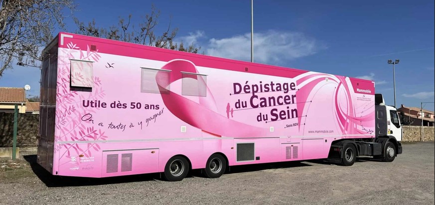 Le Mammobile présent le 10 janvier place de l&rsquo;Europe pour le dépistage du cancer du sein