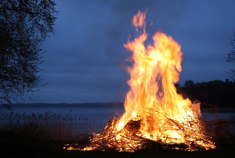 Feu en extérieur