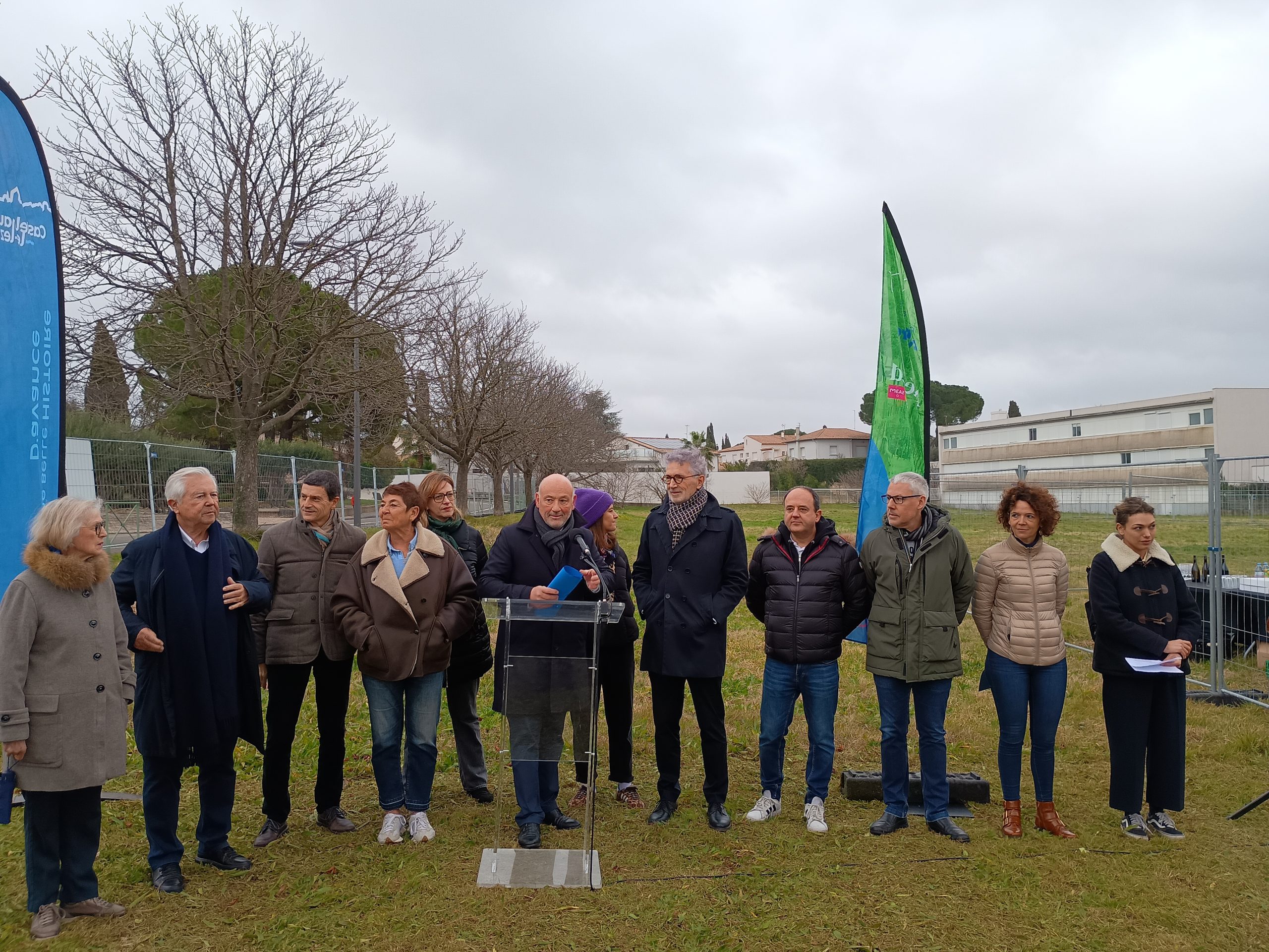 Le premier arbre du futur parc Frédéric Bazille vient d’être planté !