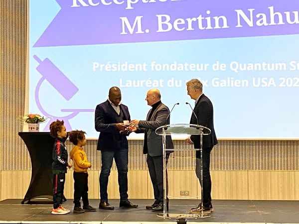 L’entrepreneur Bertin Nahum honoré