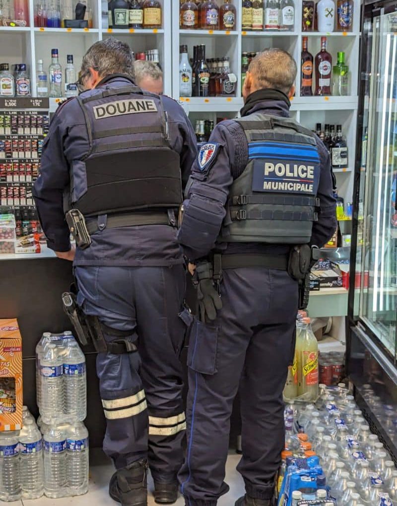 Opération de douane en collaboration avec la police municipale de la Ville de Castelnau-le-Lez