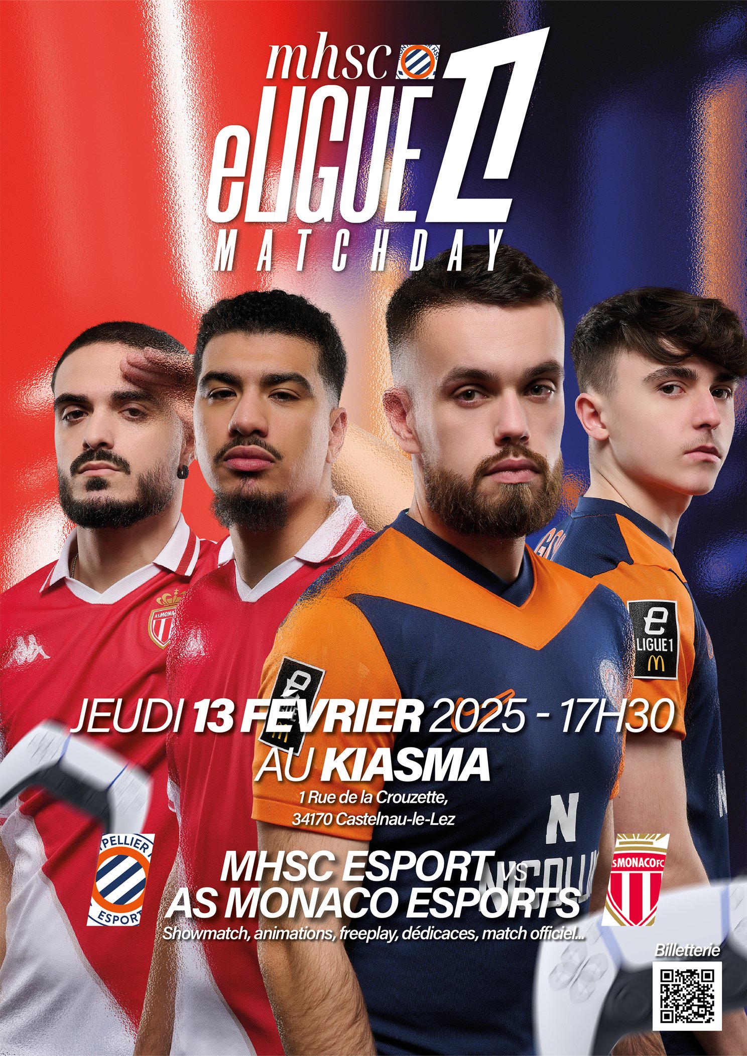 MHSC eLigue1 Matchday : l’esport s’invite au Kiasma !