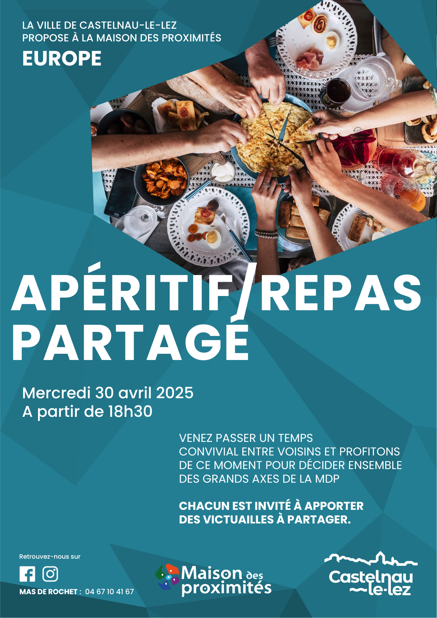 Apéritif-repas partagé