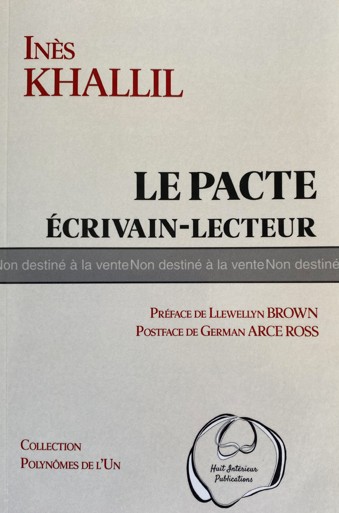 Couverture du livre "Le Pacte écrivain-lecteur" d'Inès Khallil