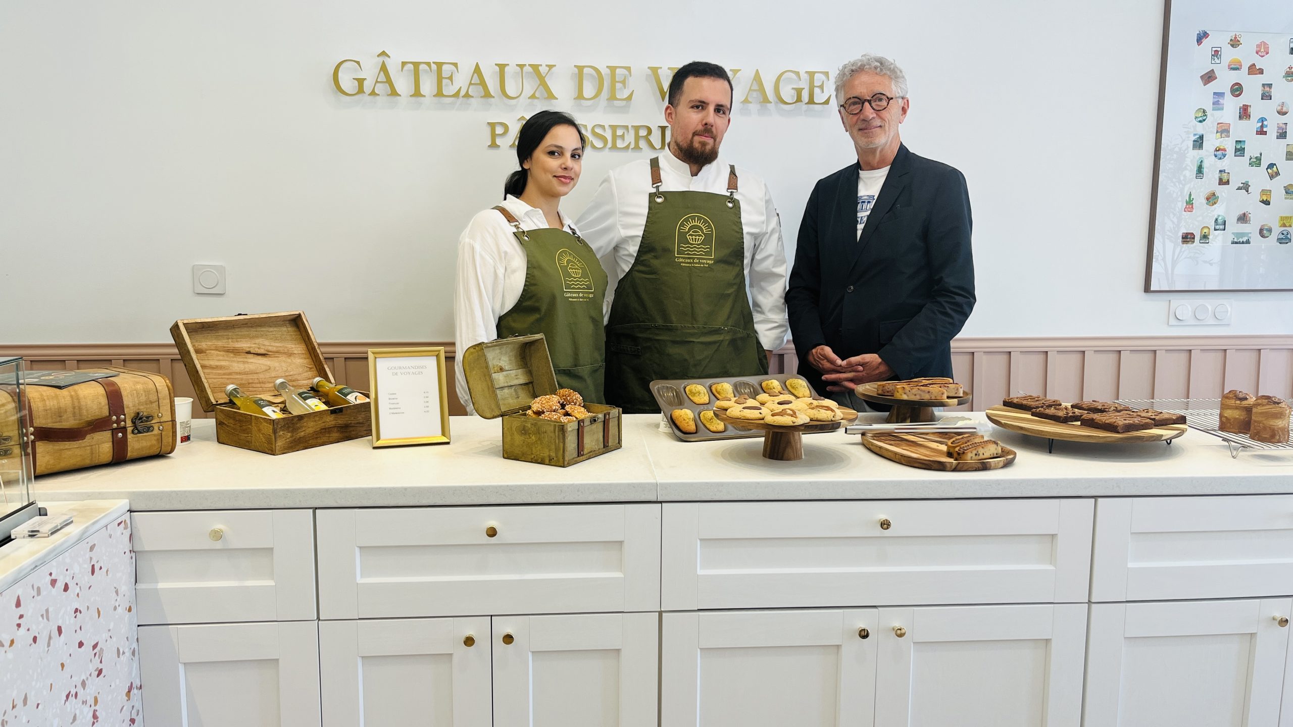 Le 1er adjoint Gérard Sigaud rend visite aux pâtissiers de Gâteaux de voyage