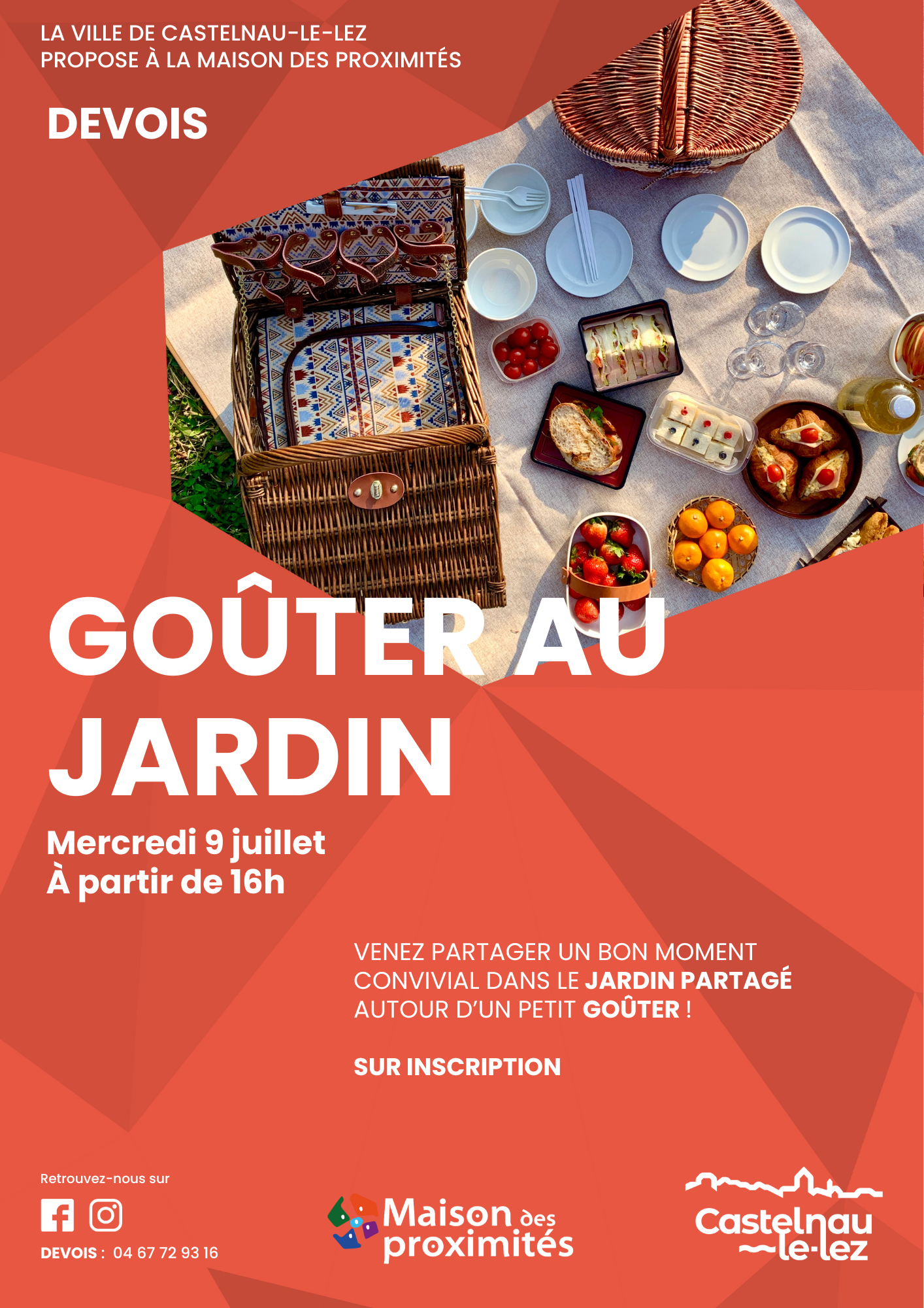 Goûter au jardin