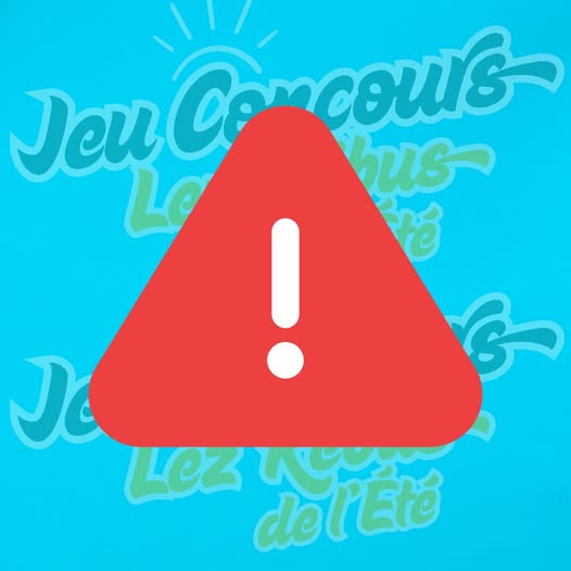 une illustrations portant une balise attention rouge sur fond bleu