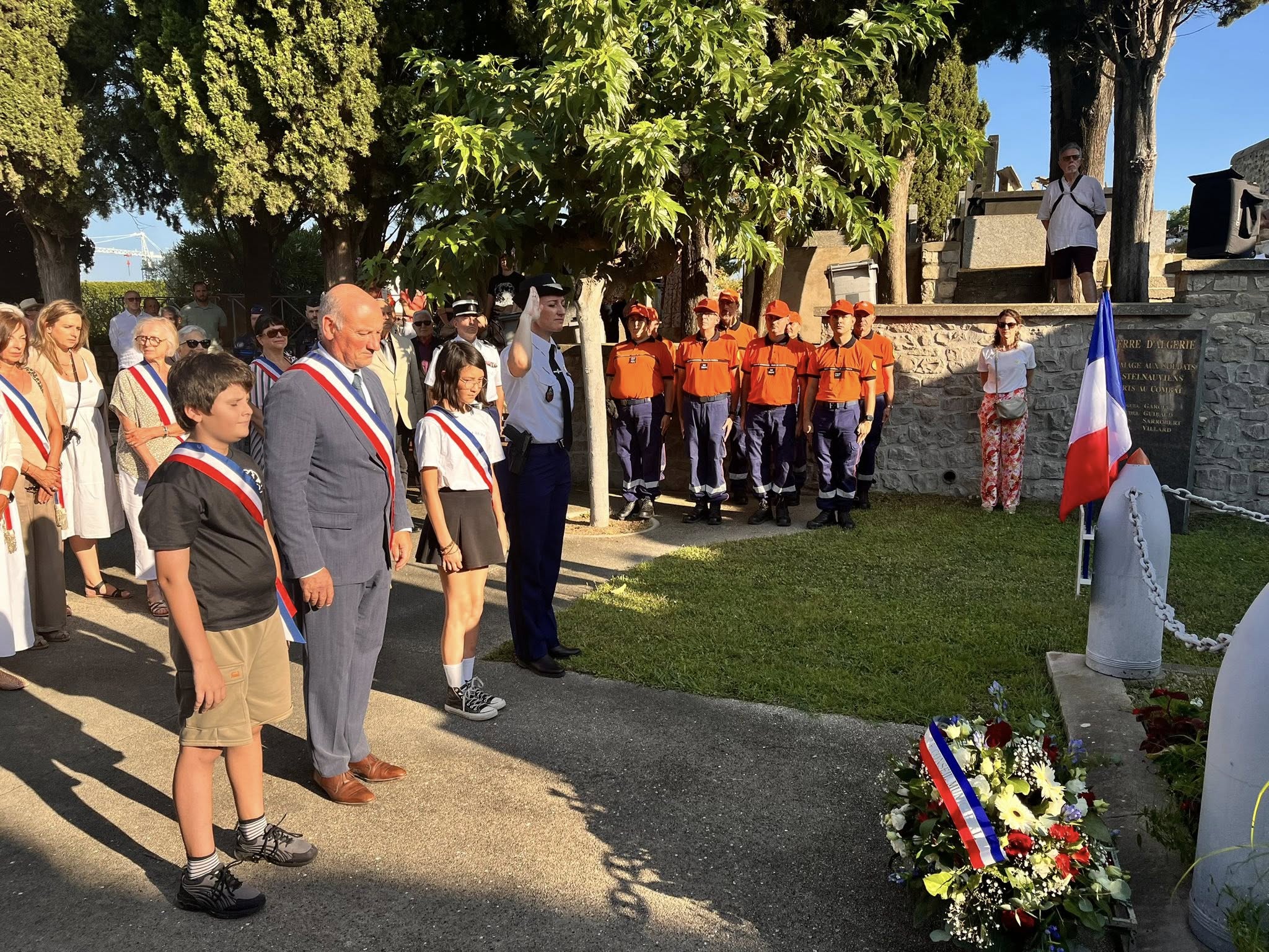 Cérémonie du 13 juillet à Castelnau-le-Lez