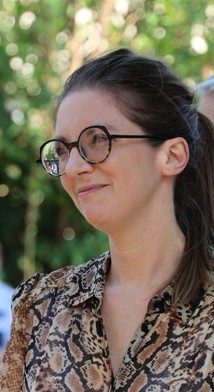 La ministre Aurore Bergé, en visite à Castelnau-le-Lez le 10 juillet 2025