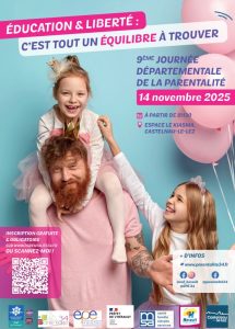 L'affiche de la journée départementale de la parentalité 2025