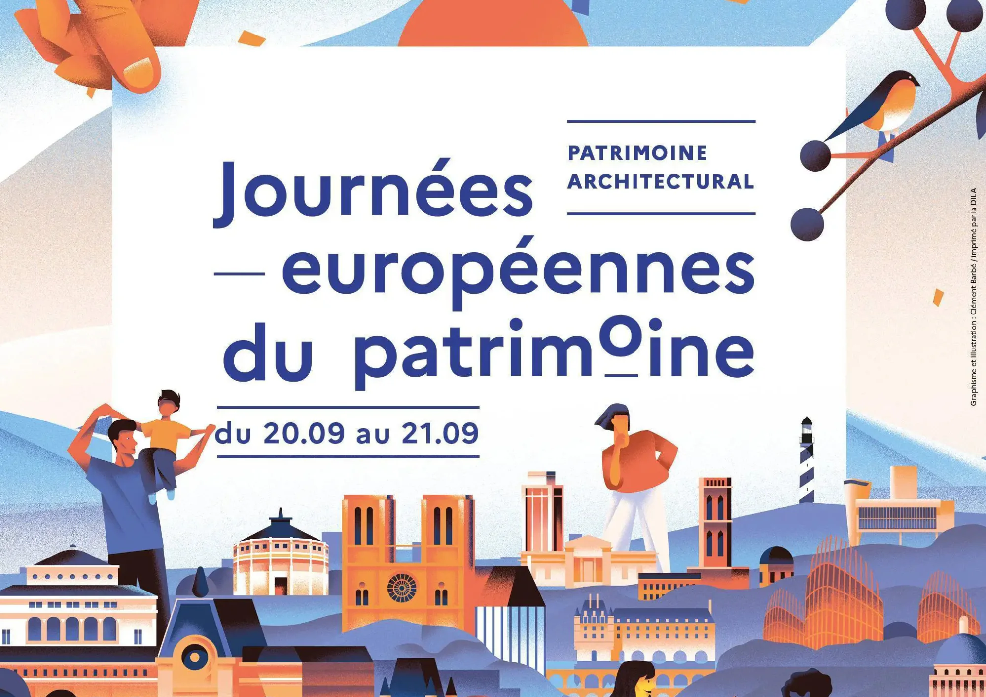 Affiche officielle Journées européennes du patrimoine 2025