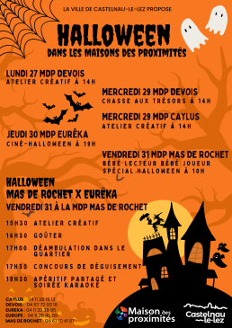 Halloween dans les Maisons des Proximités