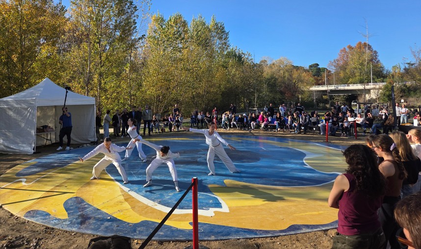Une aire de street dance dans le parc des Berges du Lez !