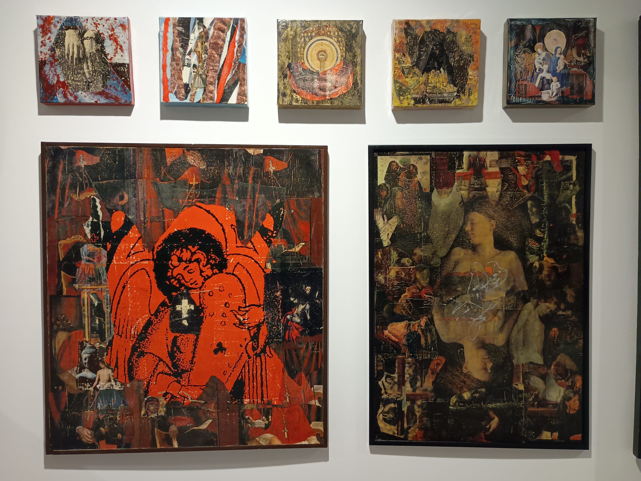 7 collages de Claudie Sauvan