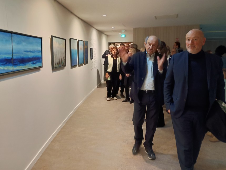 Pierre Tourre Et Le Maire De Castelnau Le Lez