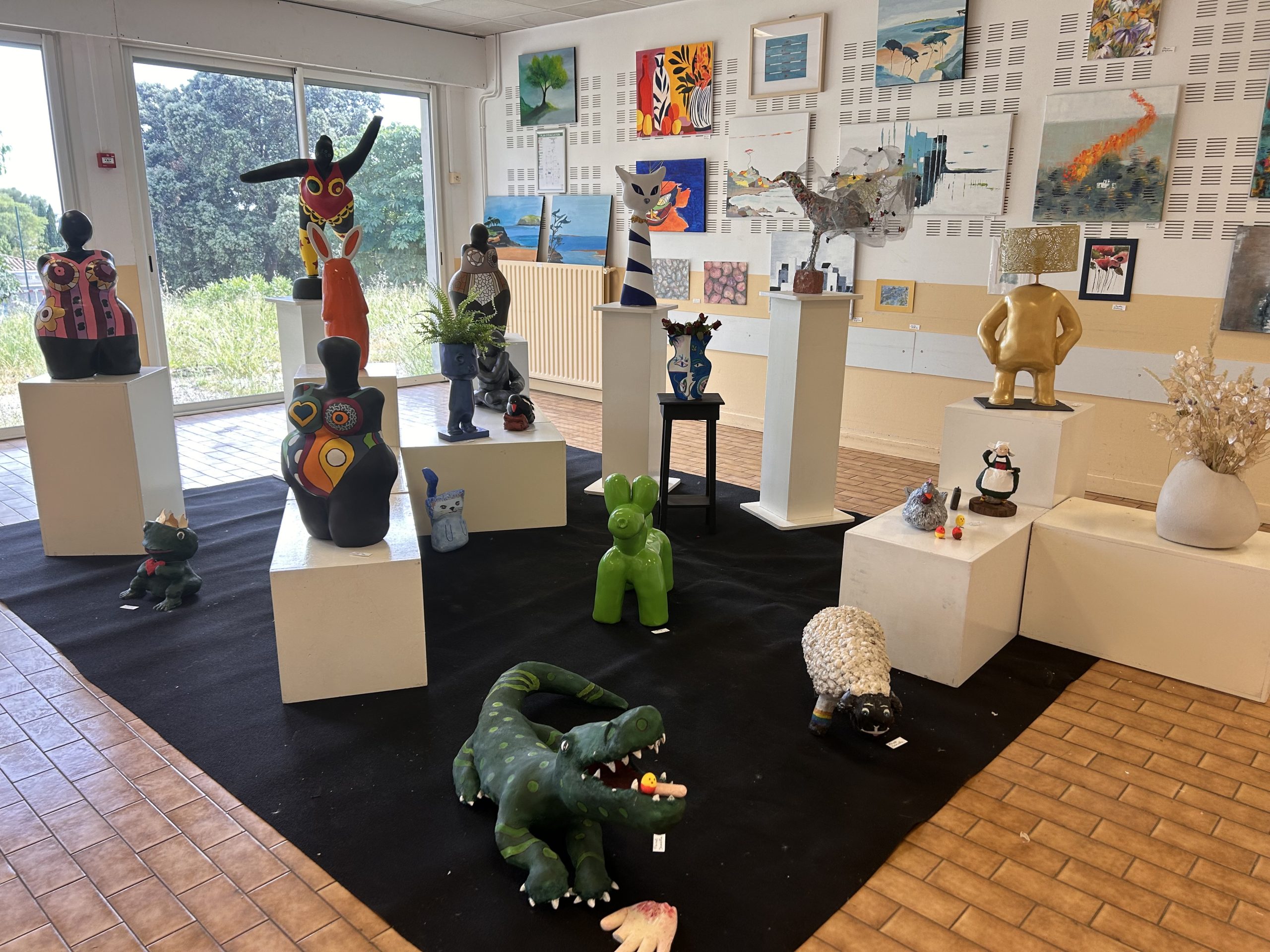 Des sculptures réalisées par des élèves de Martine Charifi
