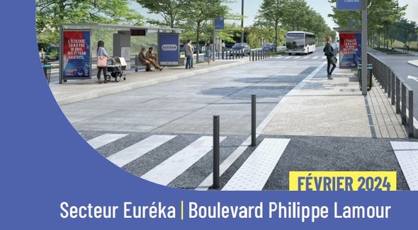 Travaux bustram : à partir du 12 février, reprise des travaux secteur boulevard Philippe Lamour